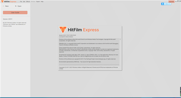 HitFilm Express 16中文破解版