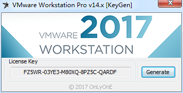 VMware 14 Pro 注册机